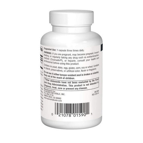 Source Naturals, Glucosamine Sulfate Sodium Free, 500 Mg, 60 Tabs Source Naturals