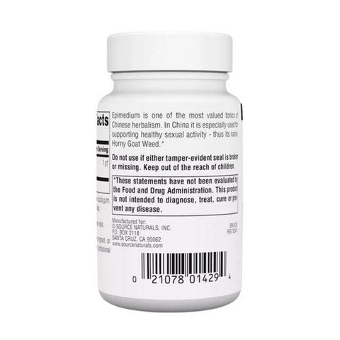 Source Naturals, Horny Goat Weed, 1000 Mg, 30 Tabs Source Naturals