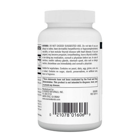 Source Naturals, Potassium Iodide, 32.5 Mg, 120 Tabs Source Naturals