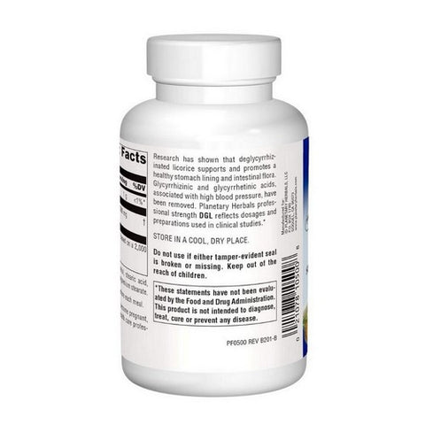 Planetary Herbals, DGL Licorice, 100 Chewable Tabs