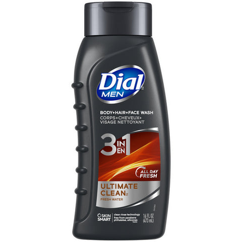 Dial, Dial Hair And Body Wash For Men Ultimate Clean, 18 Oz (Case Of 6)