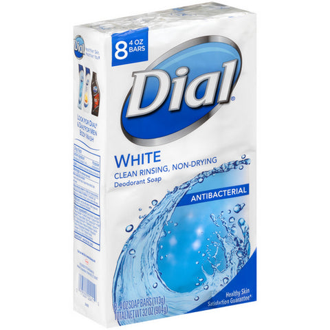 Dial, Dial Antibacterial Deodorant Bar Soap White, 32 Oz (Case Of 4)
