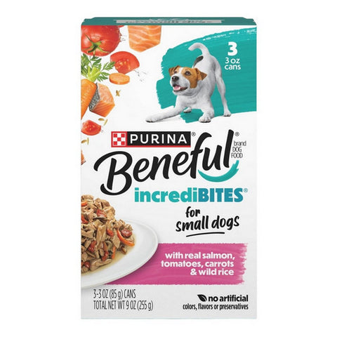 Incredibites With Real Salmon Wet Dog Food 9 Oz (Case Of 8) by Purina
