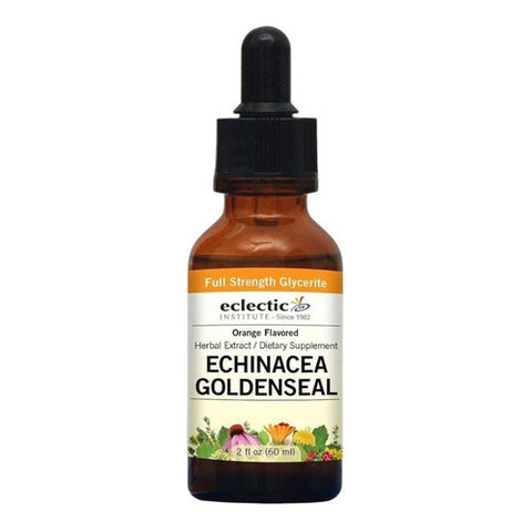 Eclectic Herb, Echinacea - Goldenseal, Orange 2 Oz Alcohol free
