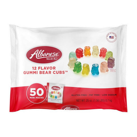 Albanese 12 Flavor Gummy Bear Cubs 25 Oz (Case Of 12) by Albanese