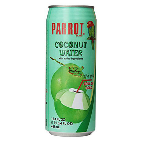 Sun Hing Foods Coconut Water with Pulp 16.6 Oz (Case Of 24) by Parrot