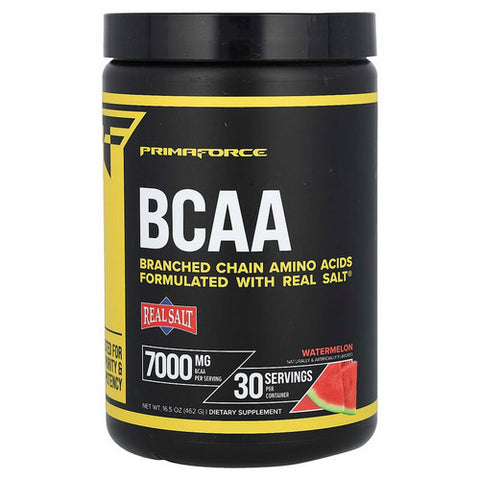 Primaforce, BCAA Powder Watermelon, 7000 Mg, 30 Servings