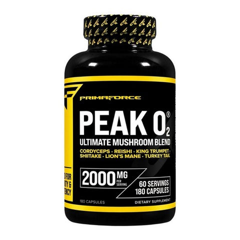 Primaforce, Peak O2 Ultimate Mushroom Blend, 2000 Mg, 180 Caps