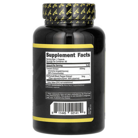 Primaforce, Turmeric Capsules, 500 Mg, 90 Caps