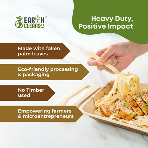 Earth Cleanse, Areca Palm Leaf Square Plates 10-Inch, Pack of 200