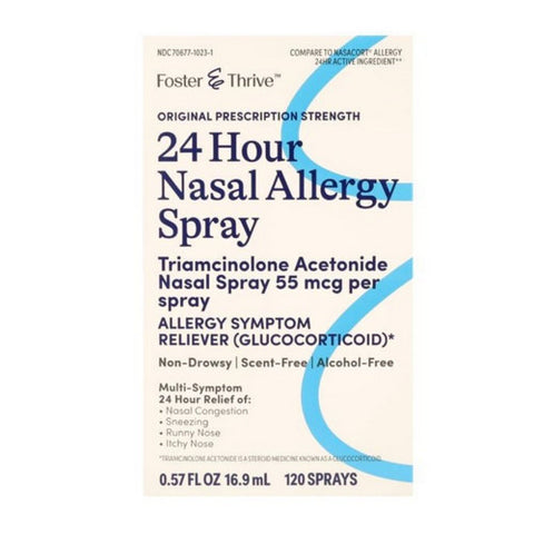 Foster And Thrive, 24HR Allergy Nasal Spray, 16.9 Ml