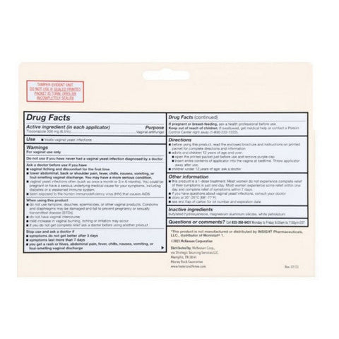 Foster And Thrive, Tioconazole-1 6.5% Ointment, 0.16 Oz Foster And Thrive