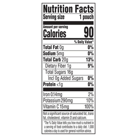 Gerber, Baby Food Banana Blueberry Toddler Puree Pouch, 3.5 Oz (Case Of 12)