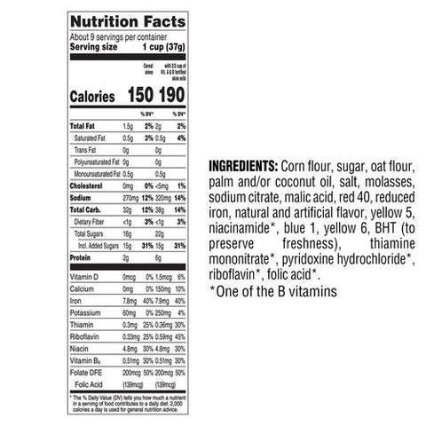 Quaker, Cap'N Crunch Berries Cereal, 11.7 Oz (Case Of 14)