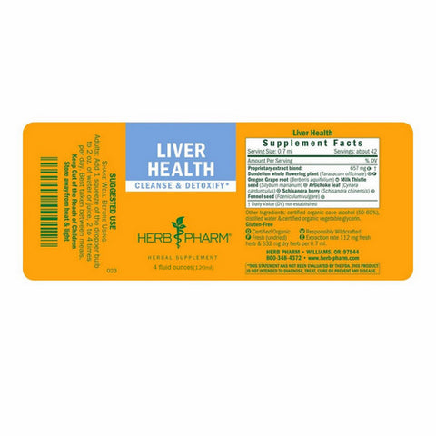 Herb Pharm, Liver Health, 4 Oz