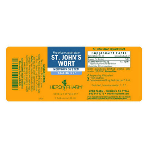 Herb Pharm, St. John'S Wort, 4 Oz Herb Pharm