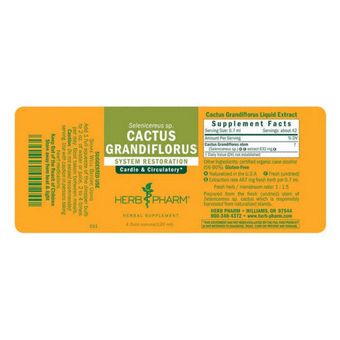 Herb Pharm, Cactus Grandiflorus, 4 Oz Herb Pharm