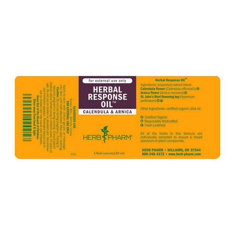 Herb Pharm, Herbal Response Oil, 4 Oz Herb Pharm