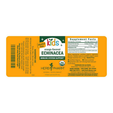 Herb Pharm, Kids Echinacea, 4 Oz Herb Pharm