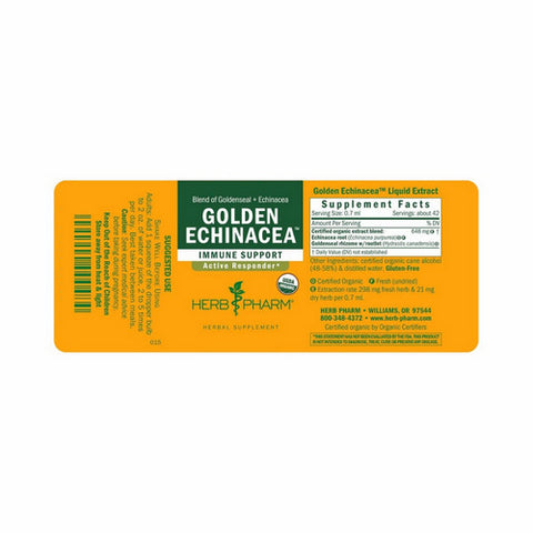 Herb Pharm, Golden Echinacea, 4 Oz