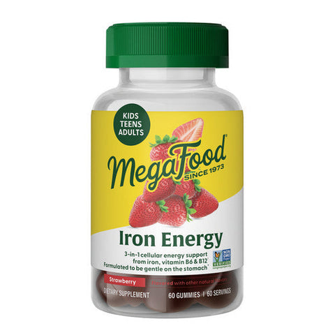 MegaFood, Iron Energy Gummies, 60 Count MegaFood