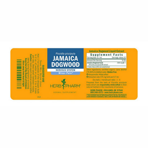 Herb Pharm, Jamaican Dogwood, 4 Oz