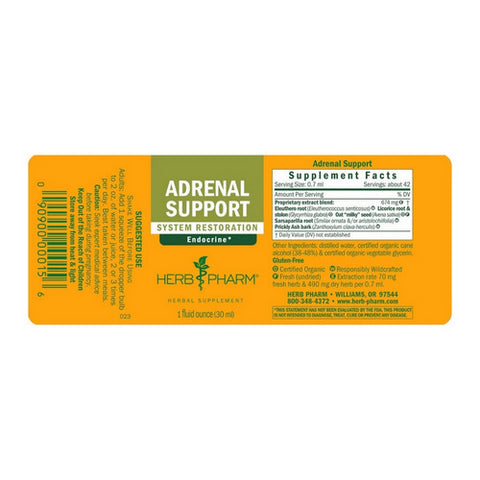 Herb Pharm, Adrenal Support Tonic, 1 Oz