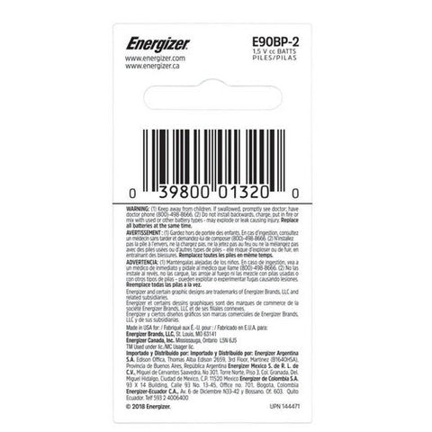 Energizer, Alkaline Batteries N, 2 Count Energizer