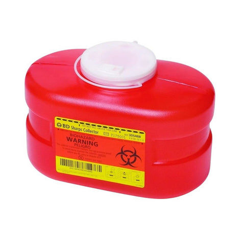 BD, Multi-Use One-Piece Sharps Containers 3.3 Quart, 1 Count