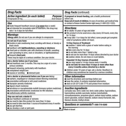 Good Sense, Omeprazole Delayed Release Tablets, 20 Mg, 28 Tabs Good Sense