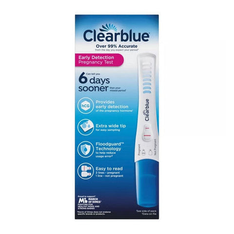 Clearblue, Early Detection Pregnancy Test, 6 Count Clearblue