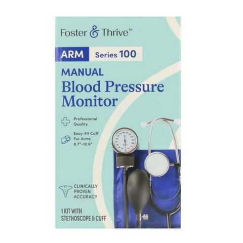 Foster And Thrive, Arm Series 100 Manual Blood Pressure Monitor, 1 Count