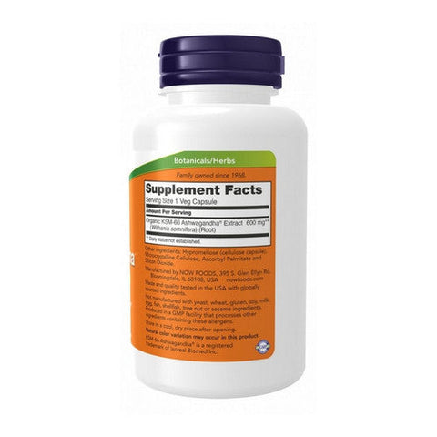 Now Foods, KSM-66 Ashwagandha, 90 Veg Caps Now Foods