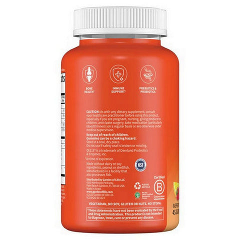 Garden of Life, Vitamin Code D3 and K2 Raspberry Lemon, 45 Count Garden of Life