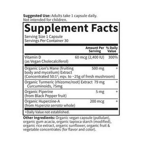 Garden of Life, Herbals Brain Health, 30 Count