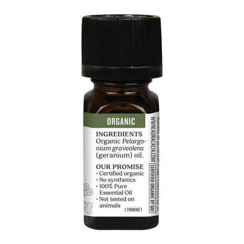 Aura Cacia, Aura Cacia Organic Geranium Essential Oil, 0.25 Oz