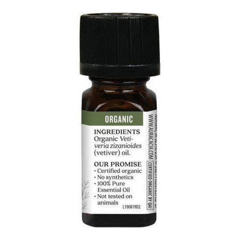 Aura Cacia, Aura Cacia Organic Vetiver Essential Oil, 0.25 Oz Aura Cacia