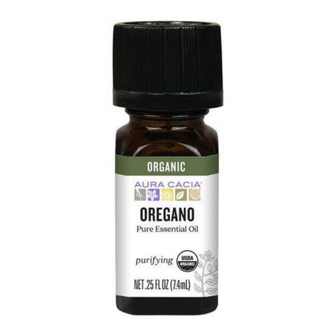 Aura Cacia, Aura Cacia Organic Oregano Essential Oil, 0.25 Oz