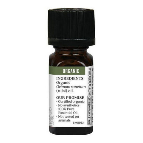 Aura Cacia, Organic Holy Basil Essential Oil, 0.25 Oz