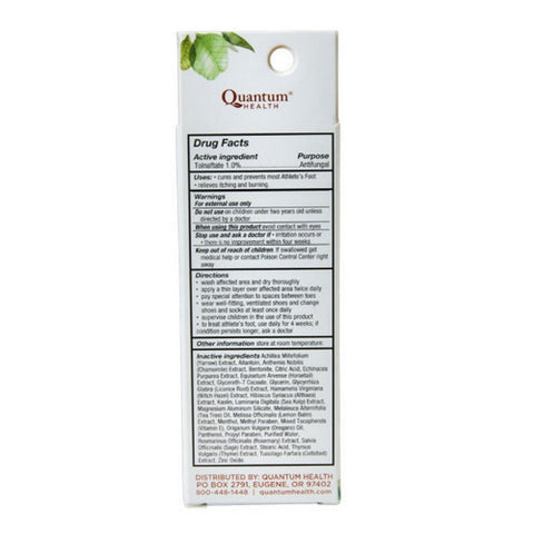 Quantum Health, Athletes Foot Quick Drying AntiFungal Formula, 0.75 Oz