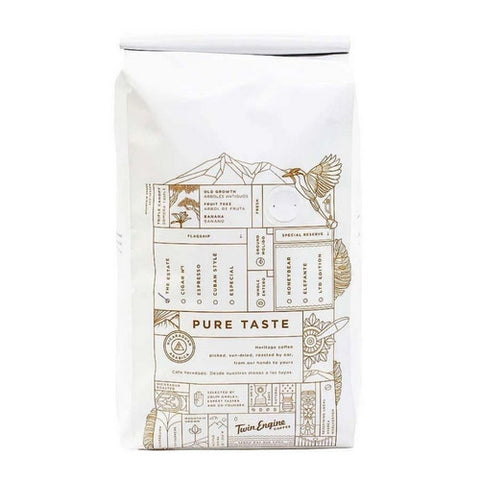 Twin Engine Coffee, Organic Estate Dark Ground Coffee, 2.2 Lbs