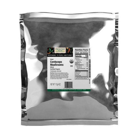 Frontier Co-op, Organic Dried Whole Cordyceps Mushrooms, 0.25 Lb