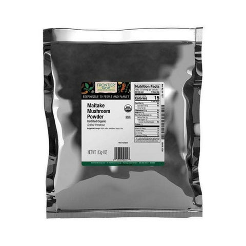 Frontier Co-op, Frontier Coop Organic Maitake Mushroom Powder, 0.25 Lb