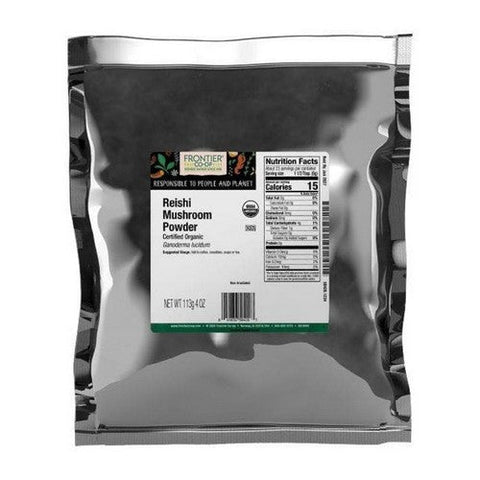 Frontier Co-op, Frontier Coop Organic Reishi Mushroom Powder, 0.25 Lb Frontier Co-op