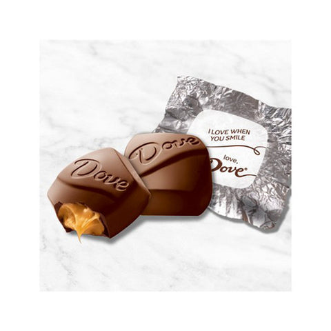 Dove, Valentine's Day Love Notes Caramel And Milk Chocolate Candy, 7.94 Oz (Case Of 24)