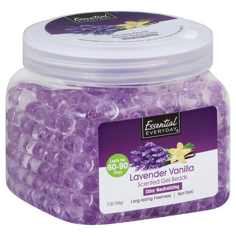 Essential Everyday, Scented Gel Beads Lavender Vanilla, 12 Oz (Case Of 6)