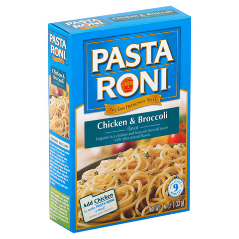 Pasta Roni, Chicken And Broccoli Flavor Pasta, 4.7 Oz (Case Of 12)