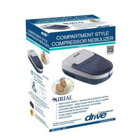 Medical MQ6000 Compartment Style Compressor Nebulizer 1 Count by Drive Medical