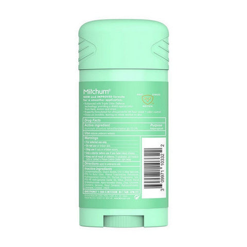 Mitchum, Women Triple Odor Defense Anti-Perspirant And Deodorant Invisible Solid Pure Fresh, 2.7 Oz Mitchum