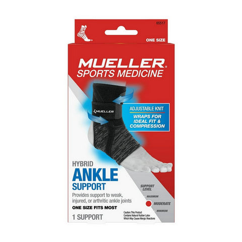 Sports Medicine Hybrid Ankle Support Wrap 1 Count by Mueller